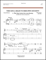 The Soul Selects Her Own Society SSAA choral sheet music cover